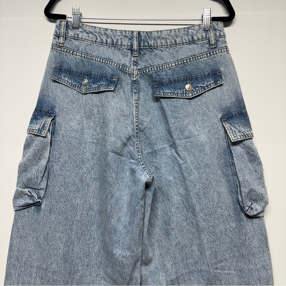 ✨Forever 21 Cargo Jeans Size 29 - Picture 3 of 16